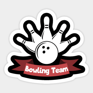 Bowling team Sticker